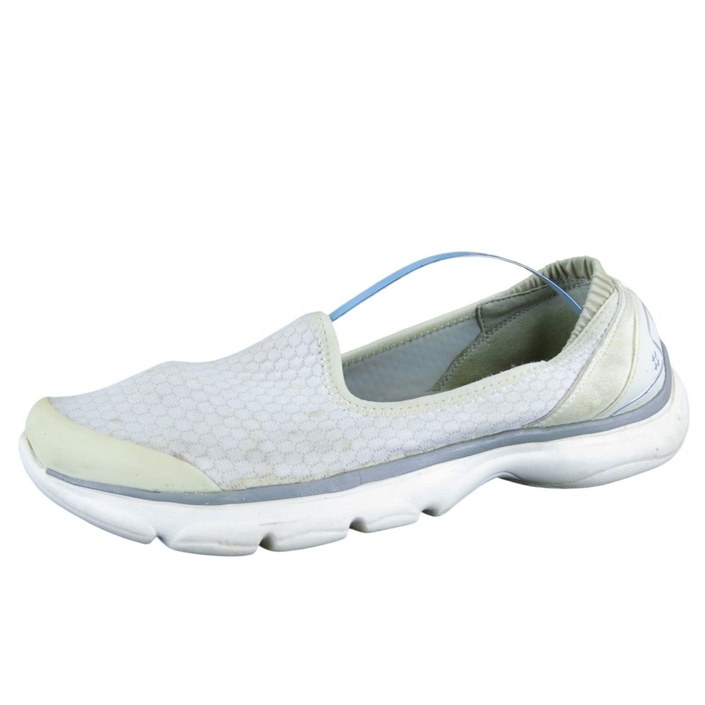 Bzees Women Summer Fun Flat White Synthetic Sz 9 Wide Used 2025